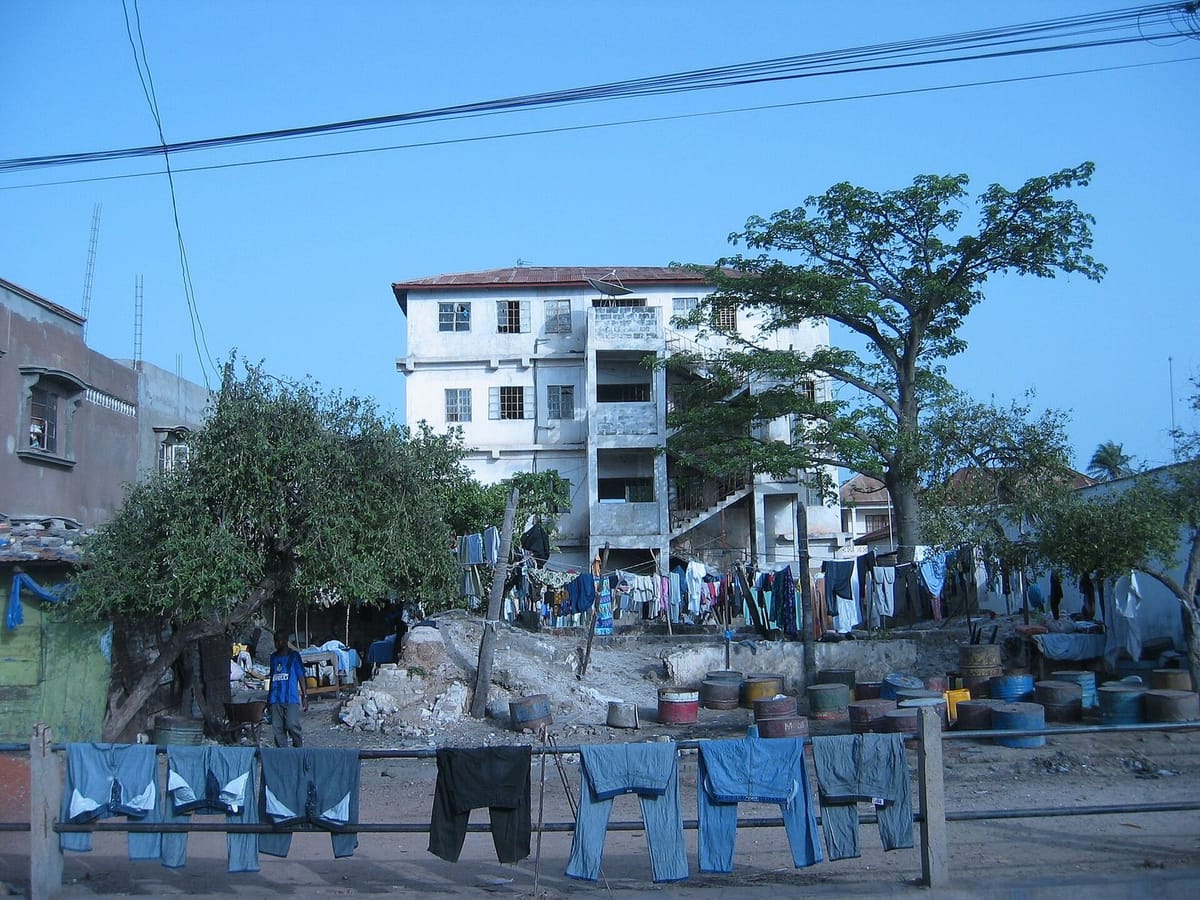 Tepi pantai di Banjul