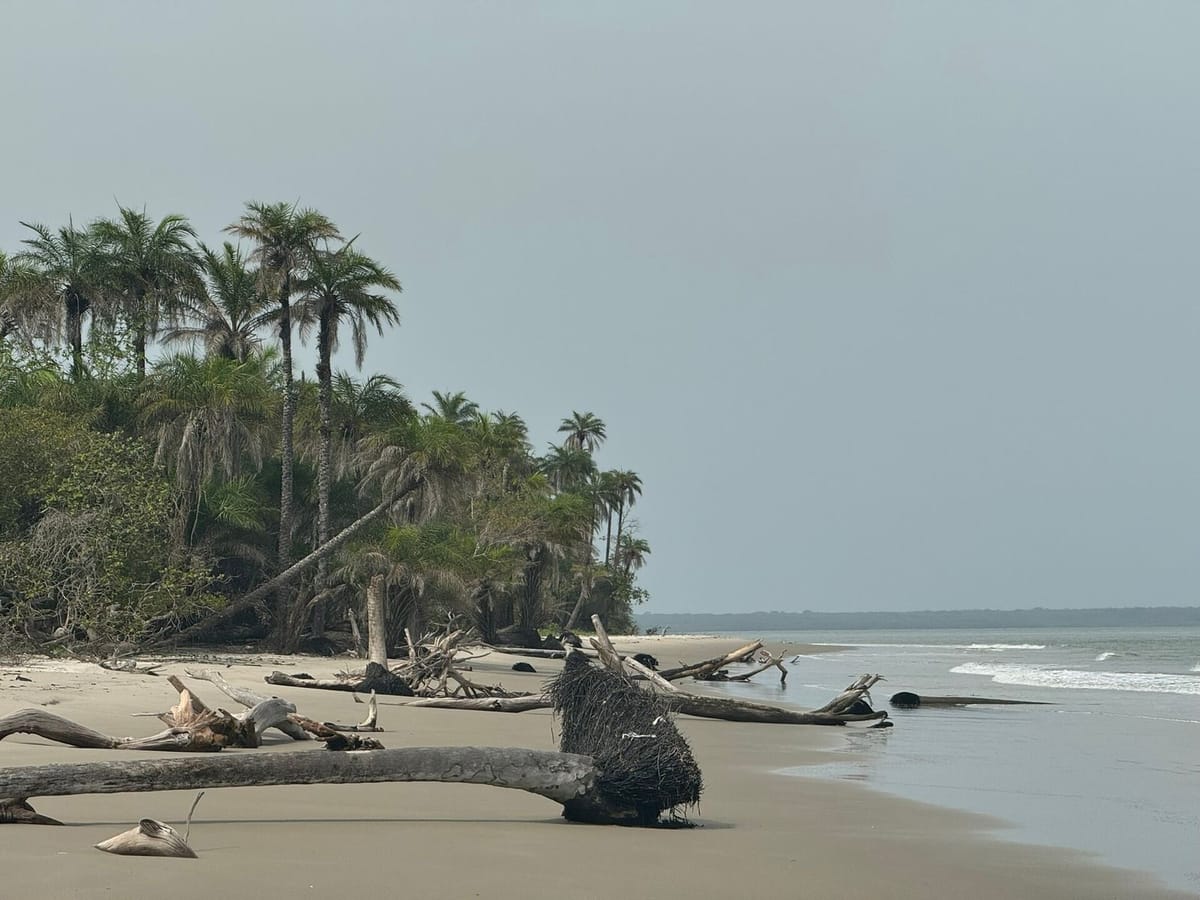 Pantai berpasir di Pulau Bubaque