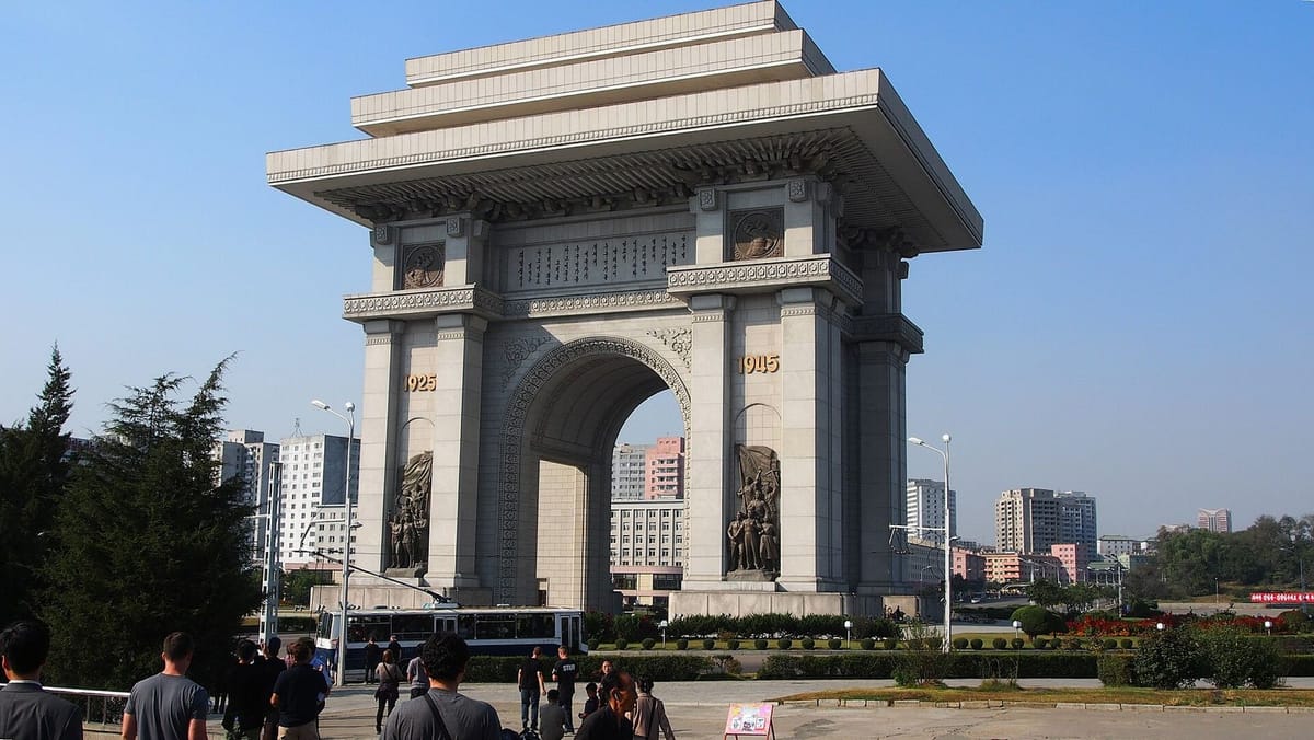 Gerbang Kemenangan di Pyongyang