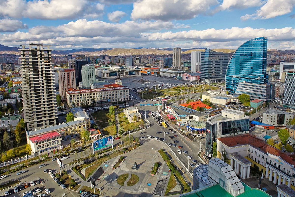 Pusat kota Ulaanbaatar